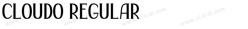 Cloudo Regular字体转换